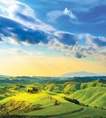 Sunset in Tuscany Rural