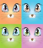 Colorful Animal Kitten