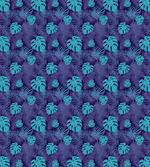 Floral Leaf Dark Night