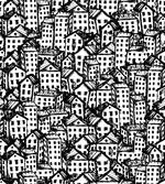 City Sketch Buildings artwork