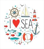 I Love Sea Words