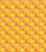 Retro Style Flowers Top View