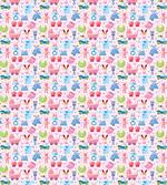 Teddy Bear and Bunny artwork