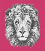 Wild Animal Floral Wreath