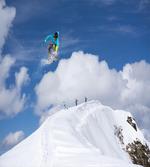 Snowboarder Mountaintop