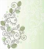 Swirling Vines Leaves