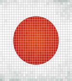 Mosaic Flag of Japan