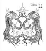 Twin Girls Art
