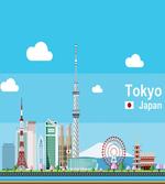 Cartoon Japan Sightseeing