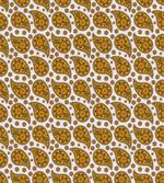 Golden Paisley Shapes