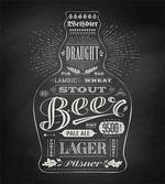 Beer Bottle Lettering
