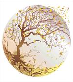 Tree Wind Flying Leaves