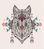 Big Wolf Head Ornaments
