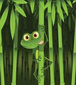 Jungle Trees Fun Frog