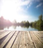 Grunge Wood Pier Blurred Photo