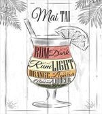 Exotic Mai Tai Cocktail