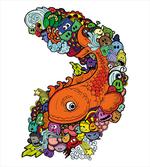 Big Fish Ocean Life artwork