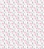 Pink Abstract Doodle Style