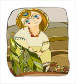 Traditional Slavic Girl
