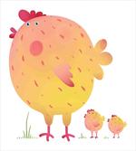 Mother Hen and Chicks
