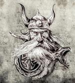 Sketchy Viking Warrior