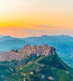 Calascibetta Village Sunset