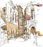 Street Town Sketch