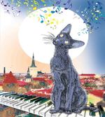 Cat on Rooftop Sunset Music