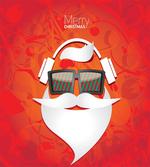 Hipster Glasses Earphones artwork