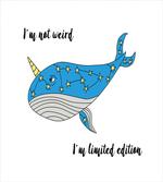 Hand Drawn Blue Whale
