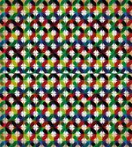 Retro Rainbow Flowers