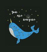 Cartoon Style Whale