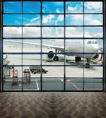 Shangai Airport Plane artwork