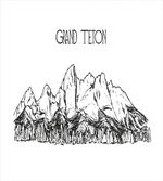 Simple Sketch Grand Teton