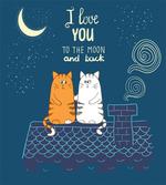 Love Cats on Roof