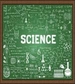 Science Word on Chalkboard