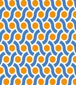 Orange Dots Lines