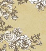 Grunge Old Roses Retro