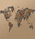 Old Hipster World Map