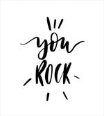 Monochrome Lettering Art