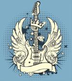 Rock 'n' Roll Retro Grunge artwork