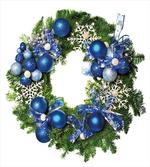 Snowflakes Wreath Ornate