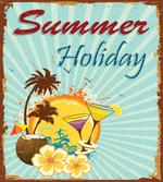 Summer Holiday Calligraphy