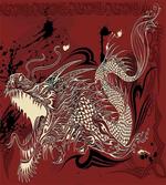 Japanese Dragon Doodle