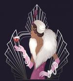 Fur Collar Lady