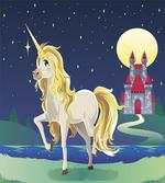 Unicorn and Gothic Fortress