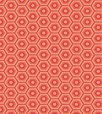 Hexagonal Shapes Tangerine