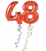 Red Hellium Balloons