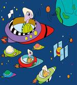 Whimsical Space-themed Design
