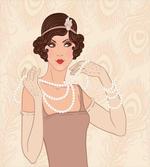 Brunette Flapper